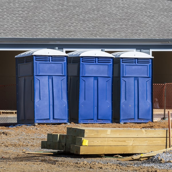 is there a specific order in which to place multiple portable restrooms in Oregonia OH